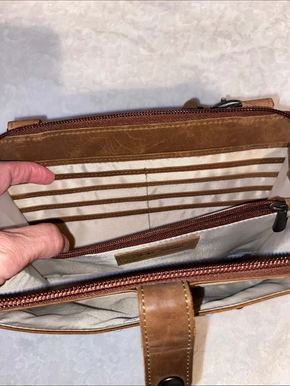 Concealed Carry Millie Leather Crossbody